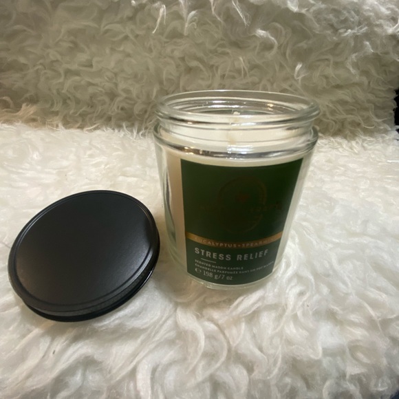 Stress relief Aromatherapy 1 wick candle.
With spearmint,sage + eucalyptus leaf. - Picture 6 of 7